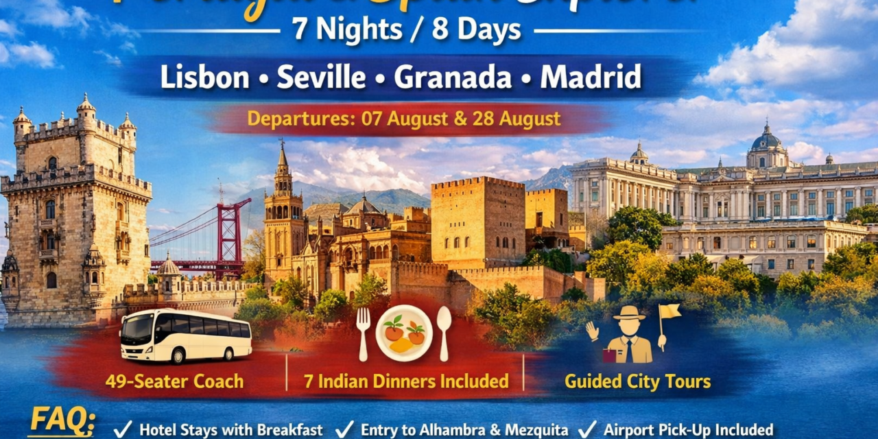 Portugal & Spain Explorer – 7 Nights / 8 Days